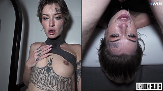fingering meganloxx cum on my face