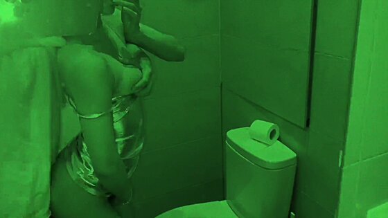 risky public night sex in toilet