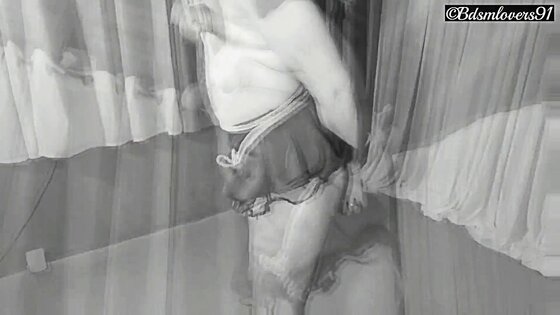 shibari tits)hanging🍓bdsm