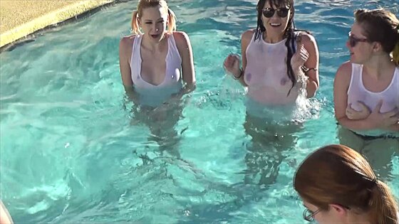outside wet🍆t shirt pool